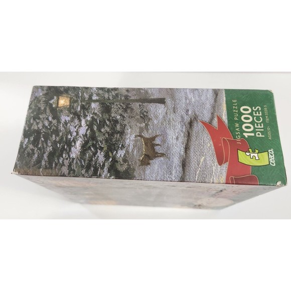 New Thomas Kinkade Skater's Pond 1000 Piece Jigsaw Puzzle Sealed - Picture 2 of 10